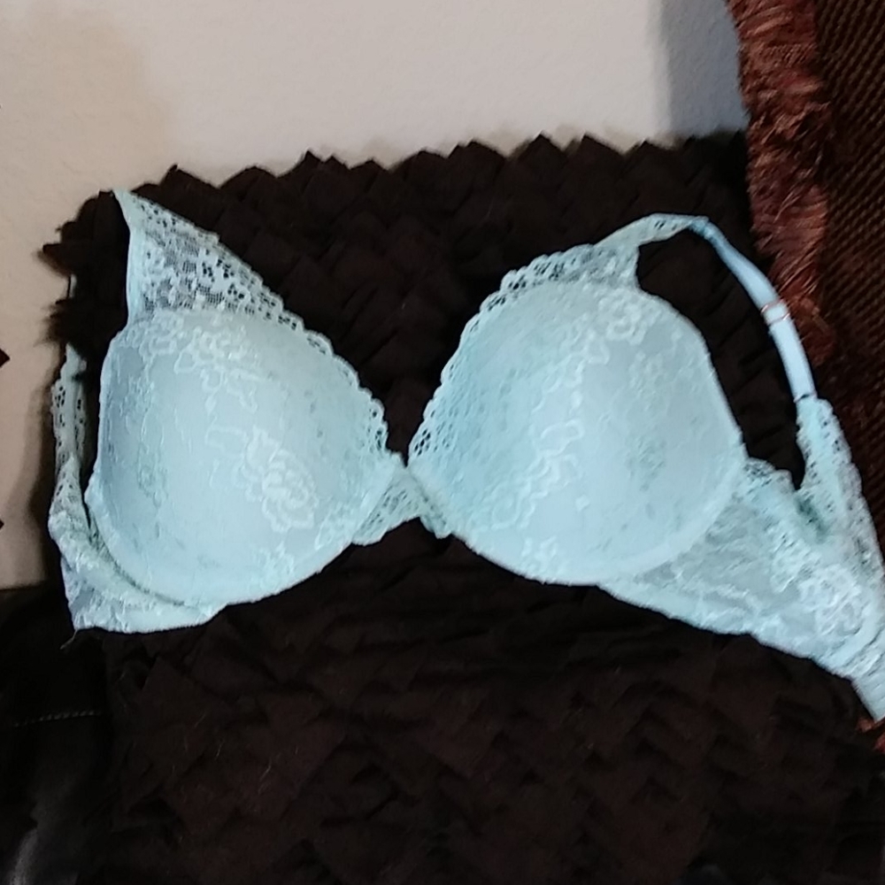 Light green padded bra